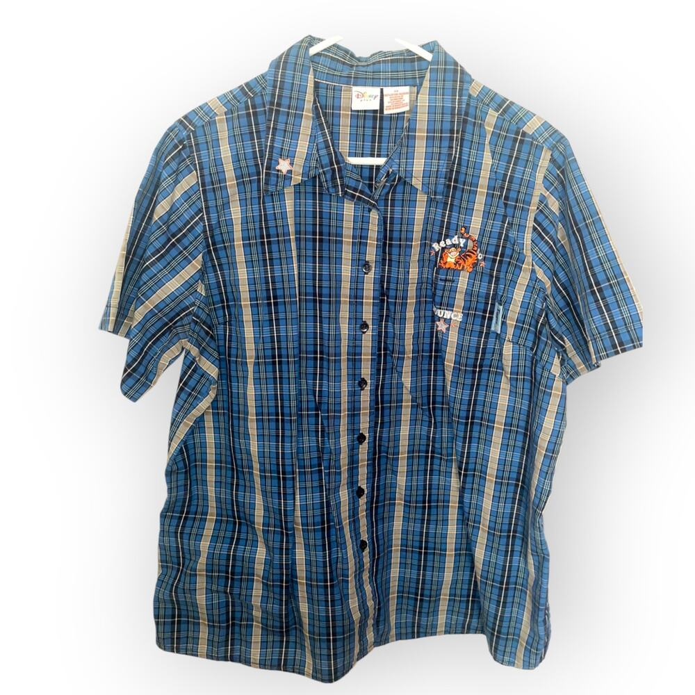 Vintage Disney Plus 1990's Button Down Tigger Shirt | Sz XL | EUC